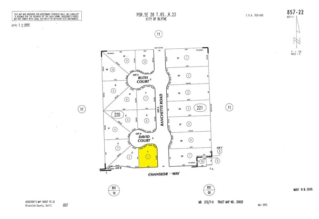 0 RANCHETTE ESTATES LOT #1, BLYTHE, CA 92225, photo 1