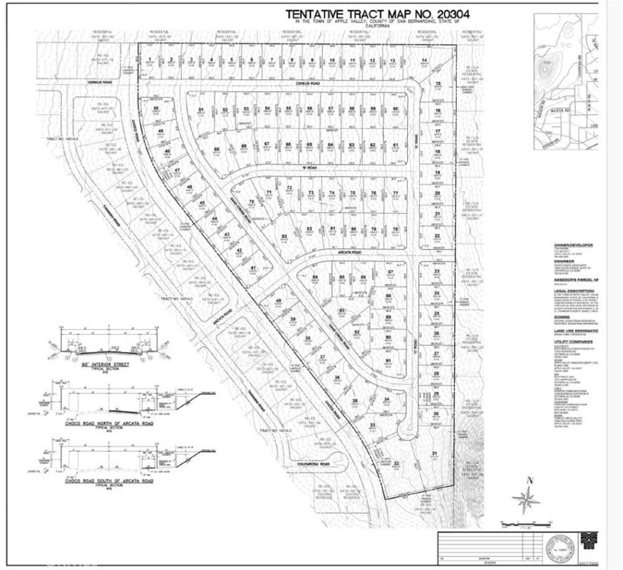 0 CHOCO, APPLE VALLEY, CA 92307 Vacant Land For Sale MLS HD24105766